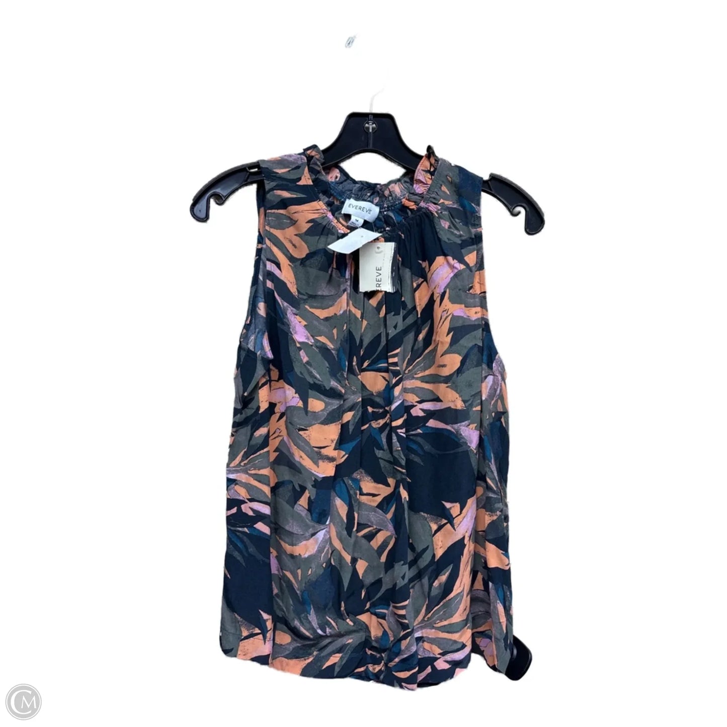 Top Sleeveless By Evereve In Multi-colored, Size: M