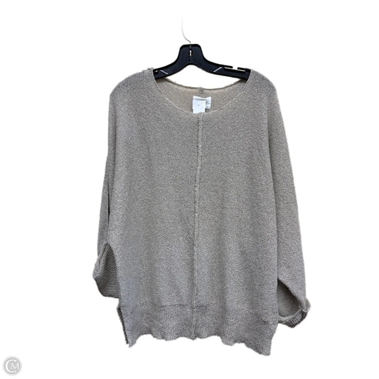 Top Long Sleeve By Andree By Unit In Tan, Size: M