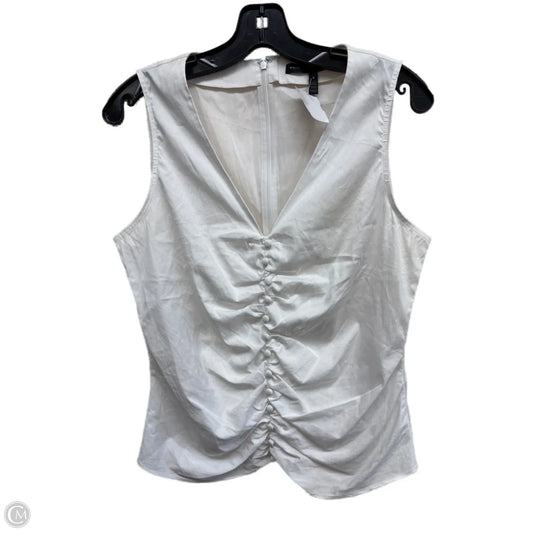 Top Sleeveless By White House Black Market In White, Size: M