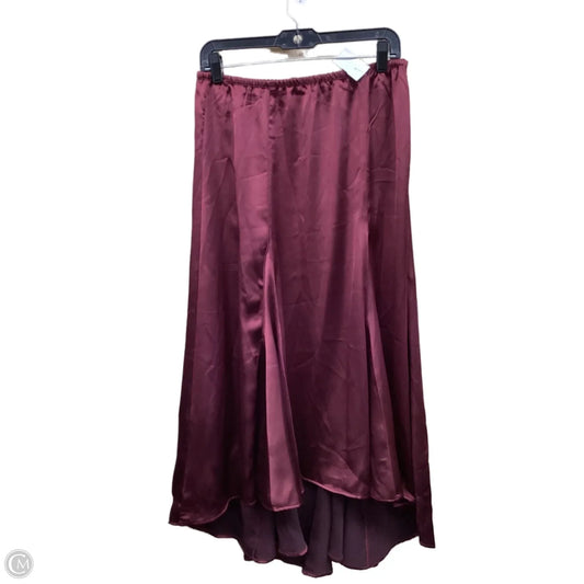 Skirt Maxi By Max Studio In Maroon, Size: M