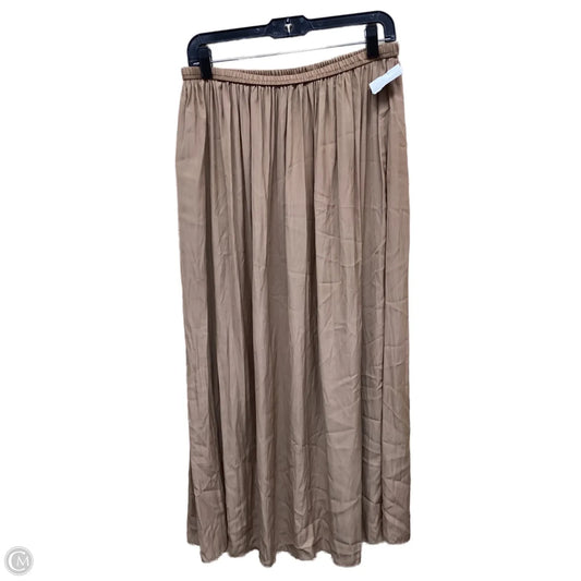 Skirt Maxi By Tahari By Arthur Levine In Bronze, Size: M