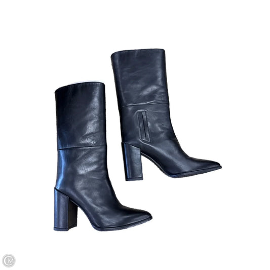 Boots Designer By Stuart Weitzman In Black, Size: 7.5