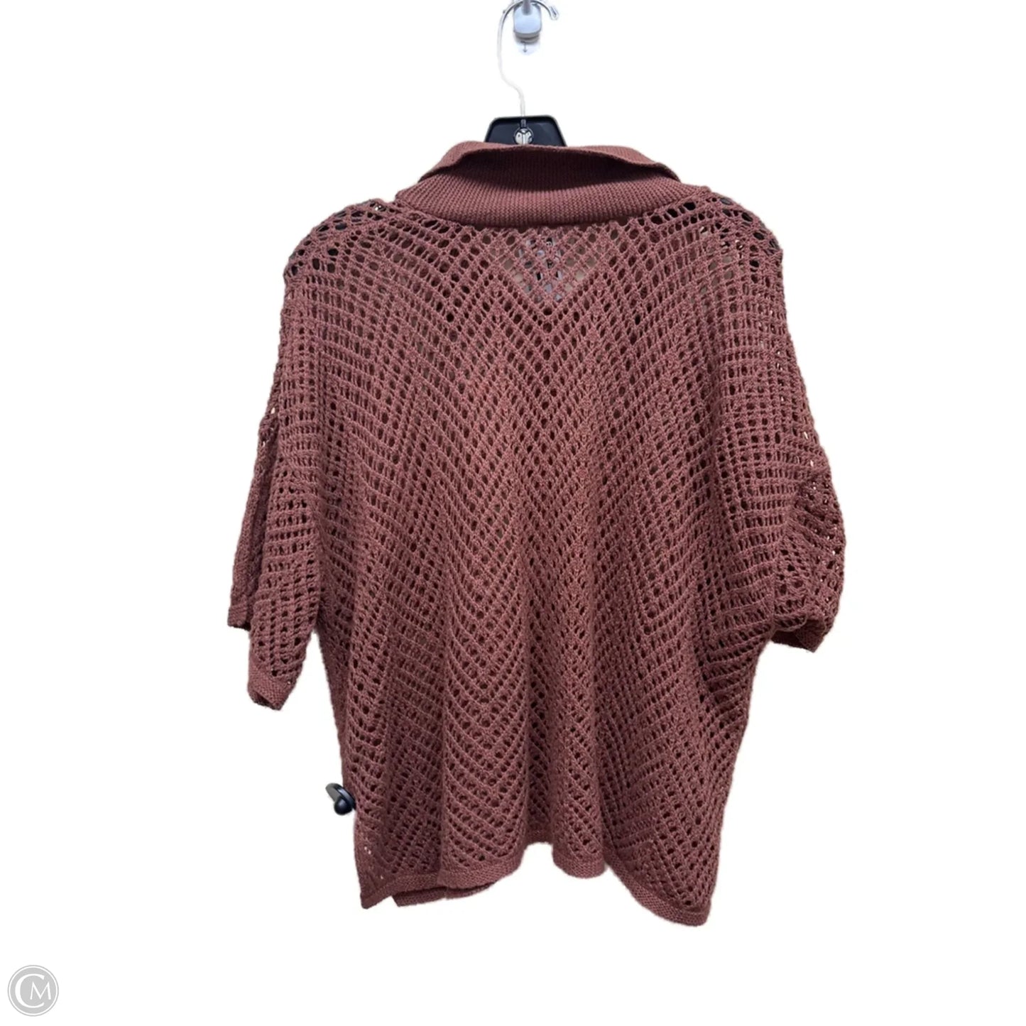 Top Short Sleeve By Wild Fable In Brown, Size: M
