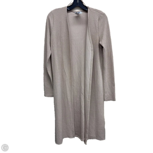 Sweater Cardigan By Fashion Nova In Tan, Size: M
