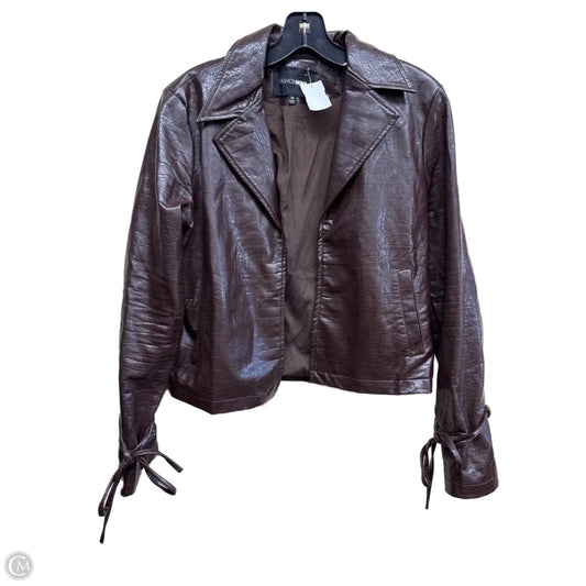 Jacket Other By Fashion Nova In Brown, Size: M