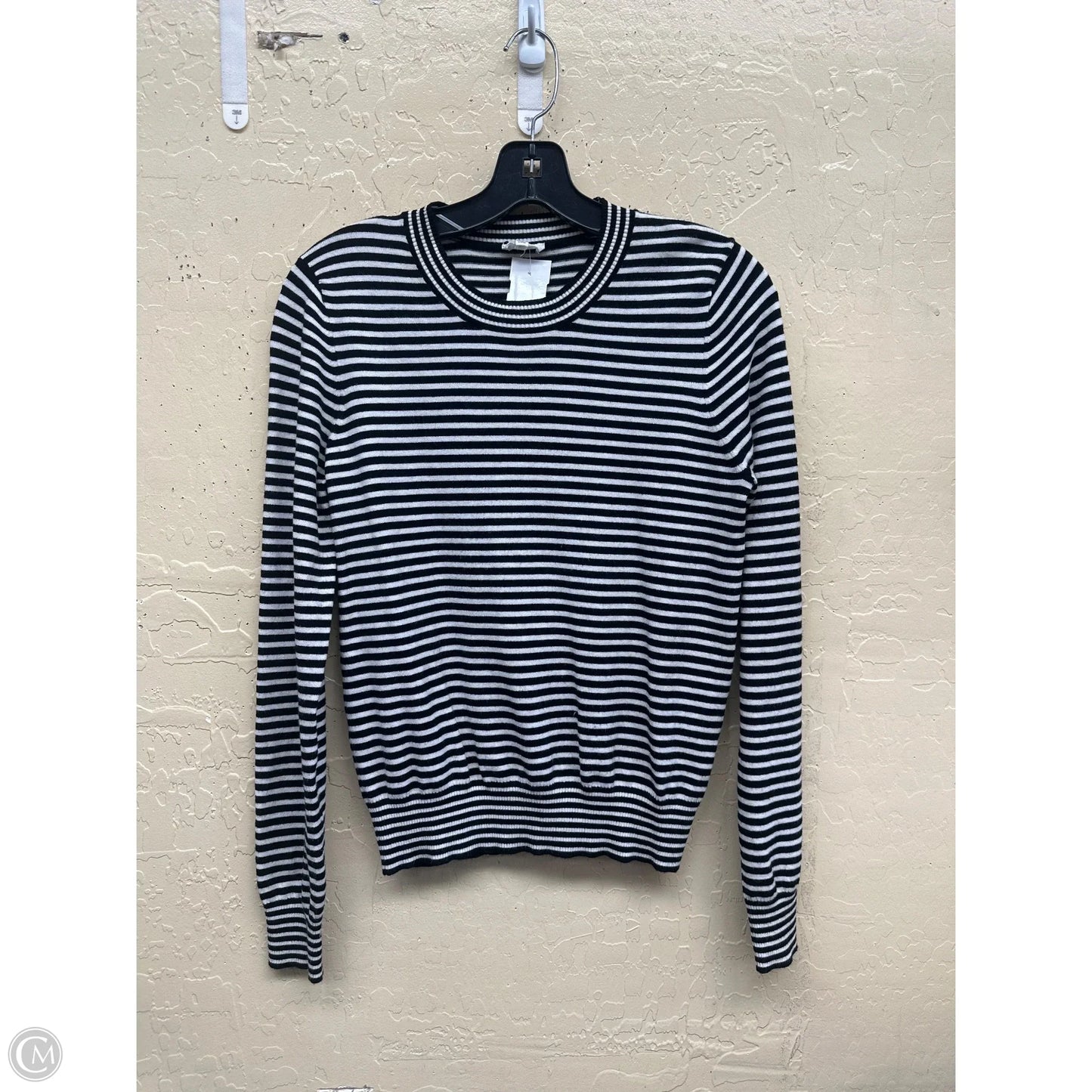 Top Long Sleeve By Splendid In Striped Pattern, Size: S