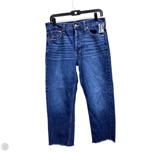Jeans Straight By Gap In Blue Denim, Size: 6