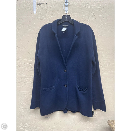 Sweater Cardigan By J. Crew In Navy, Size: M