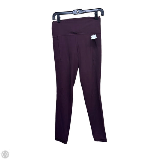 Athletic Pants By Athleta In Maroon, Size: S
