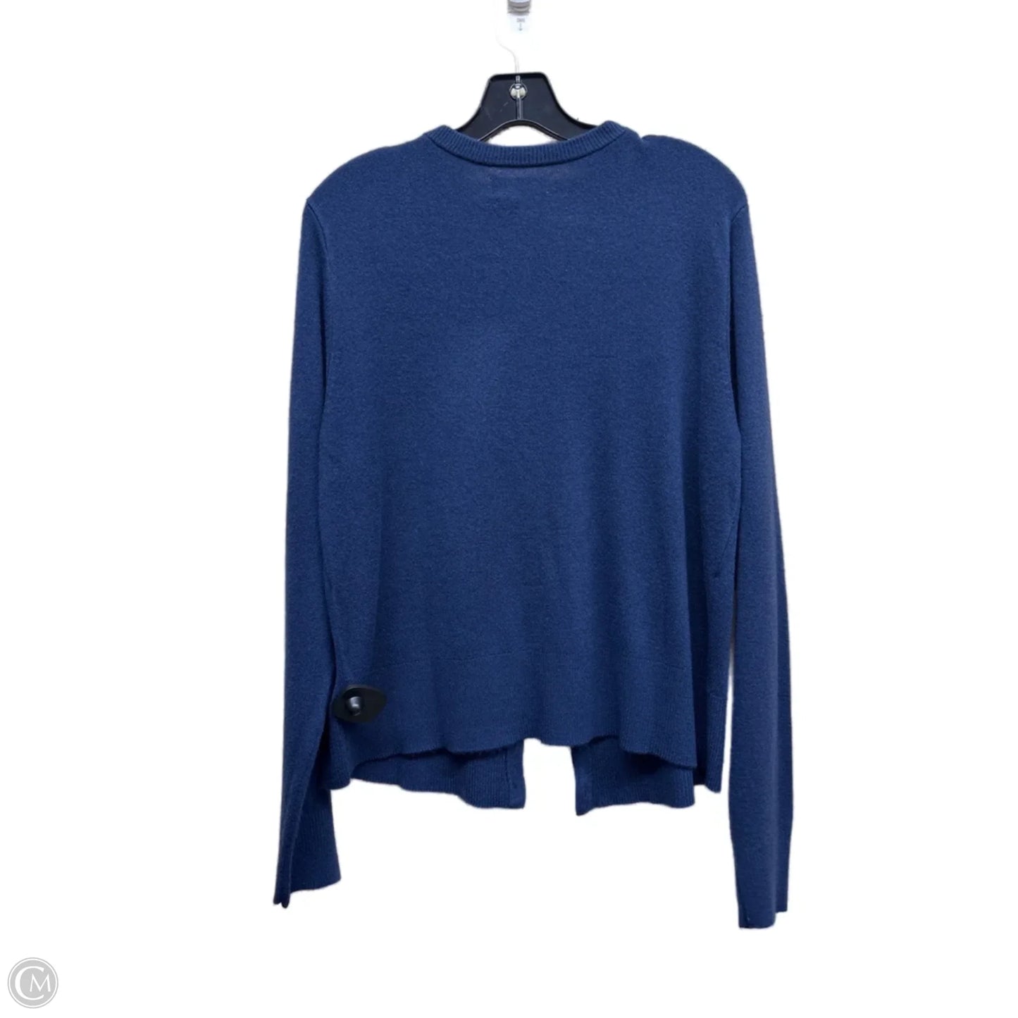 Sweater Cardigan By Croft And Barrow In Blue, Size: L