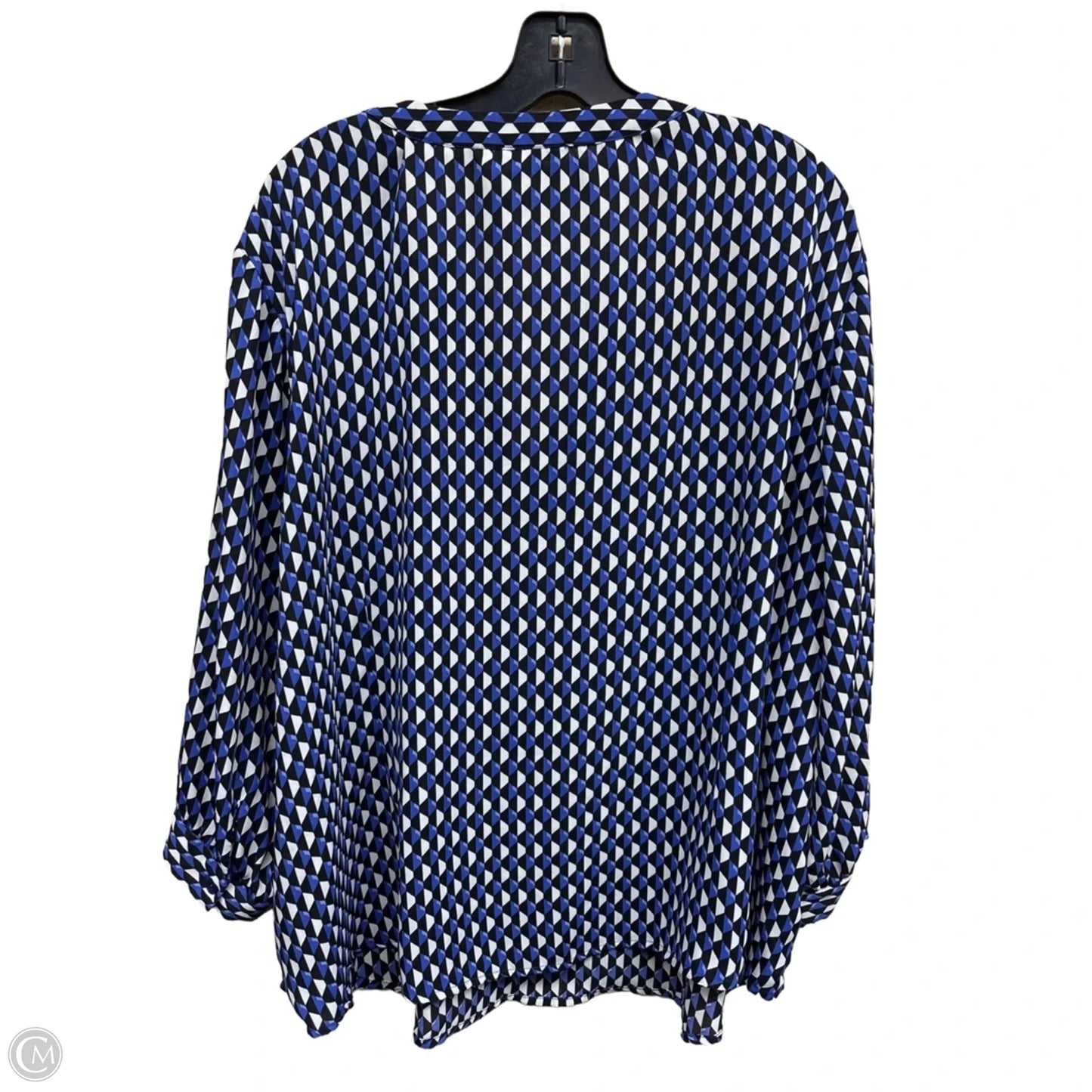 Top Long Sleeve By Anne Carson In Multi-colored, Size: 2x