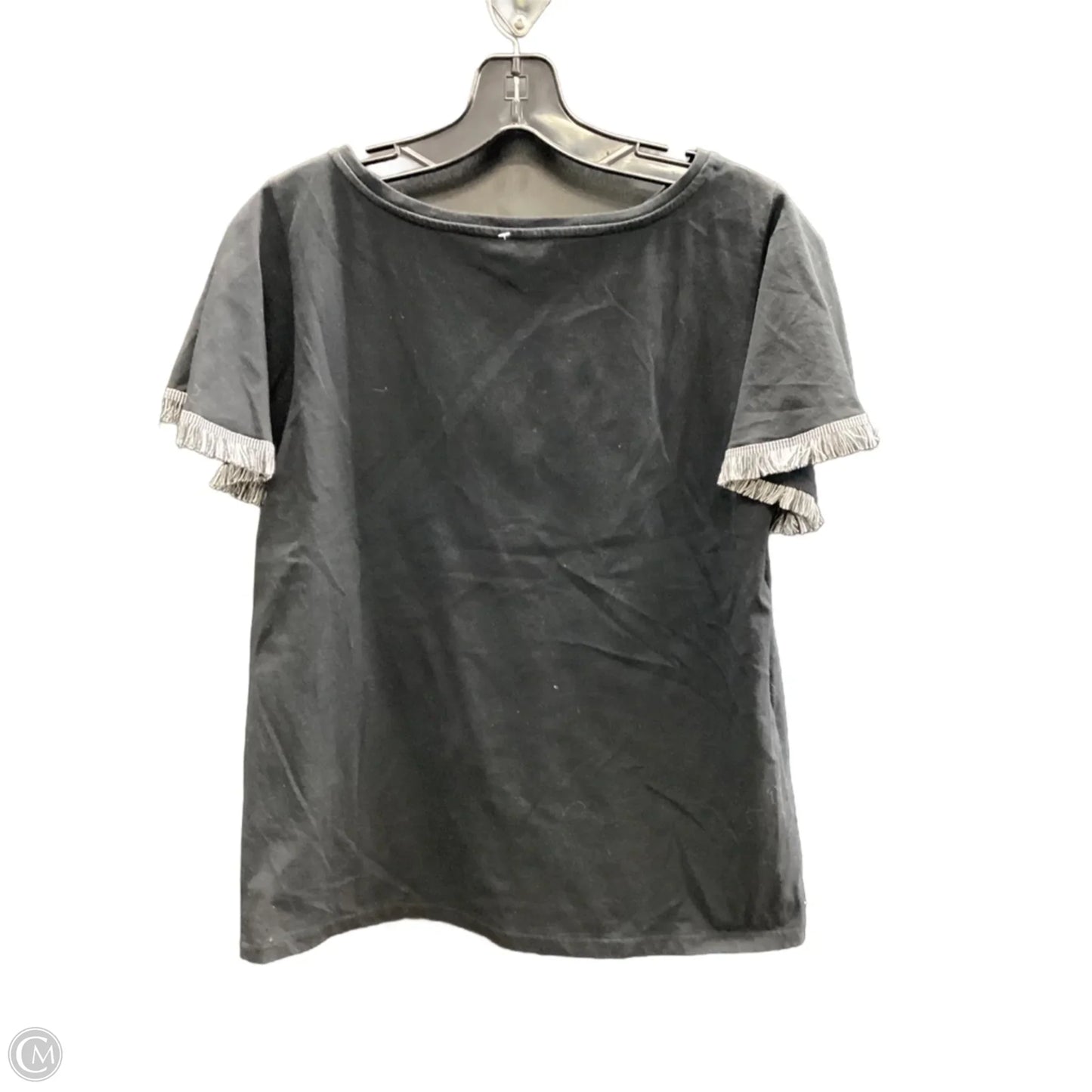 Top Short Sleeve By Ann Taylor In Black, Size: Xxsp