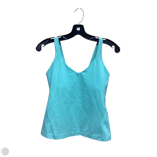 Athletic Tank Top By Lululemon In Teal, Size: 6