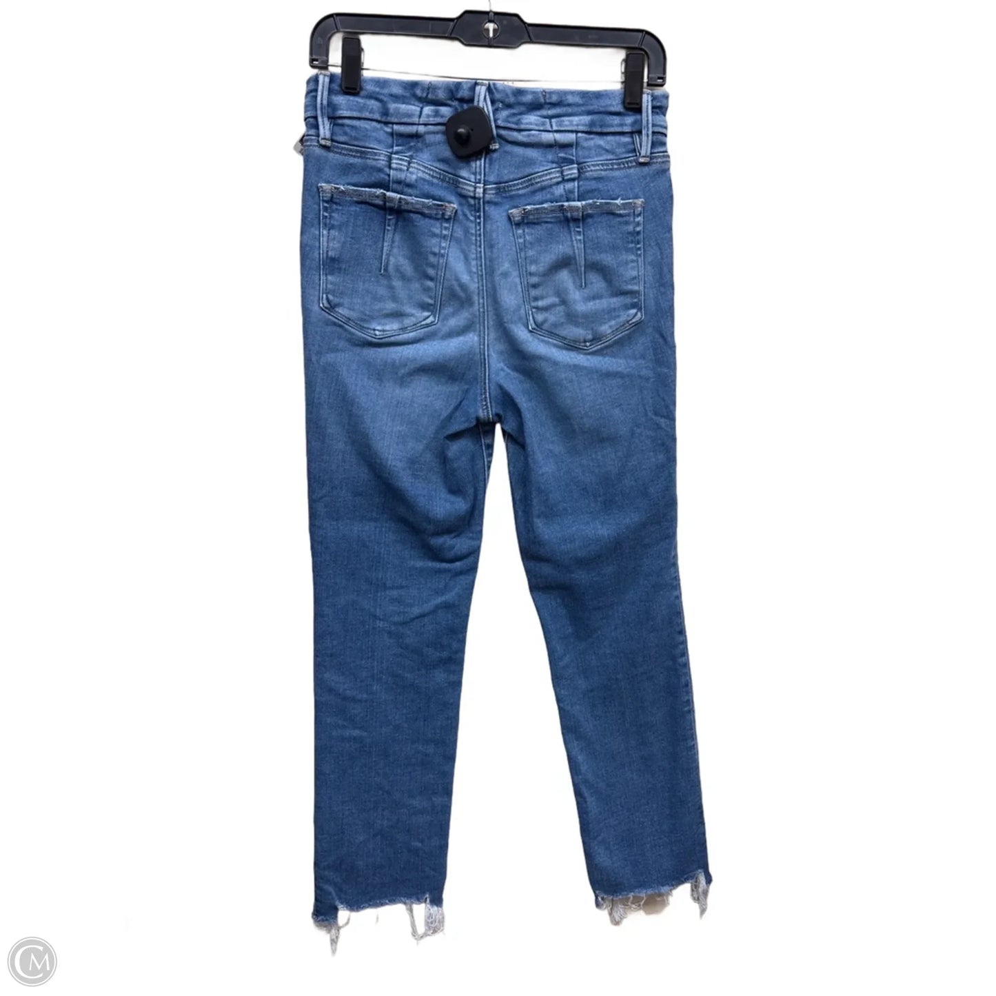 Jeans Straight By Good American In Blue Denim, Size: 6
