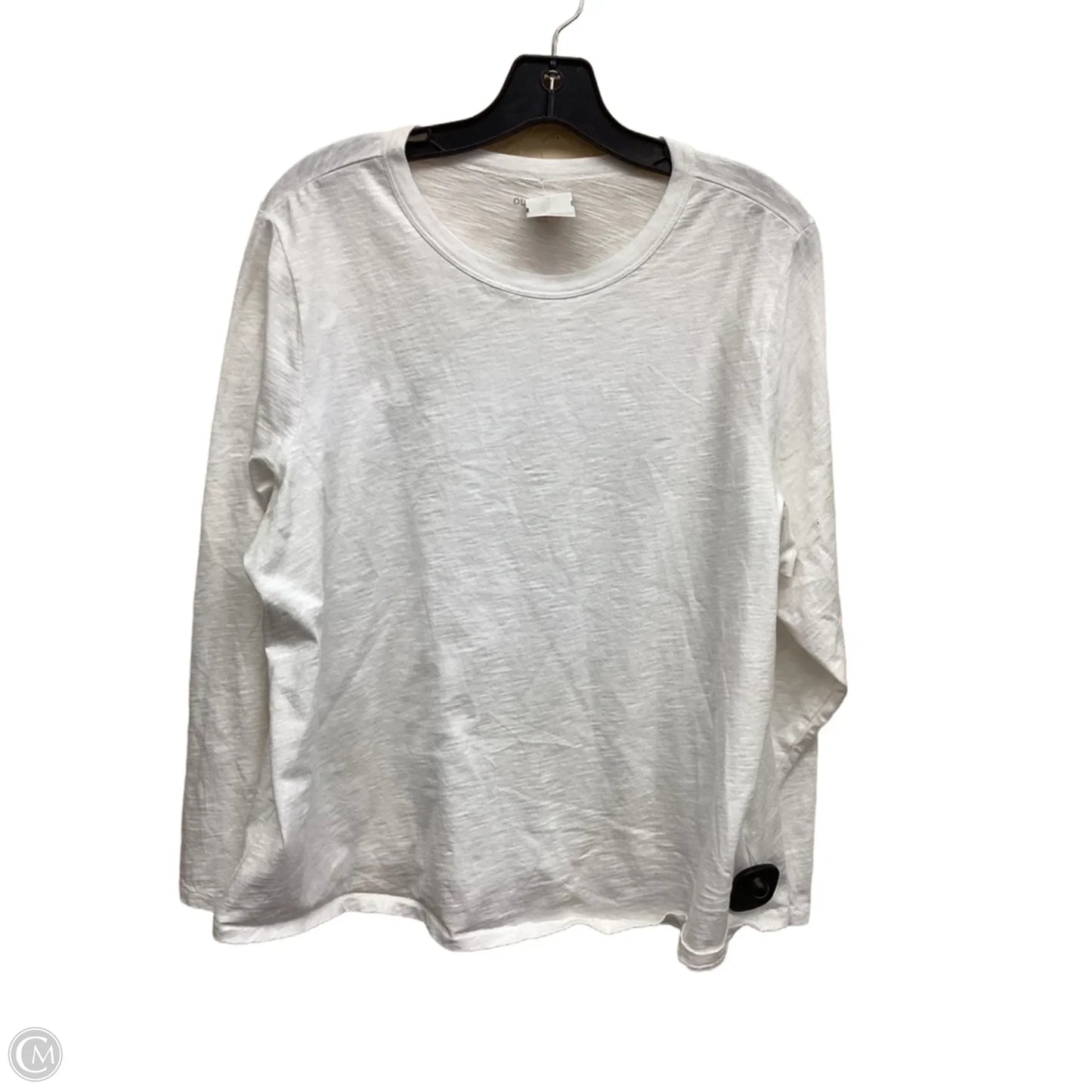 Top Long Sleeve By Old Navy In White, Size: Xl