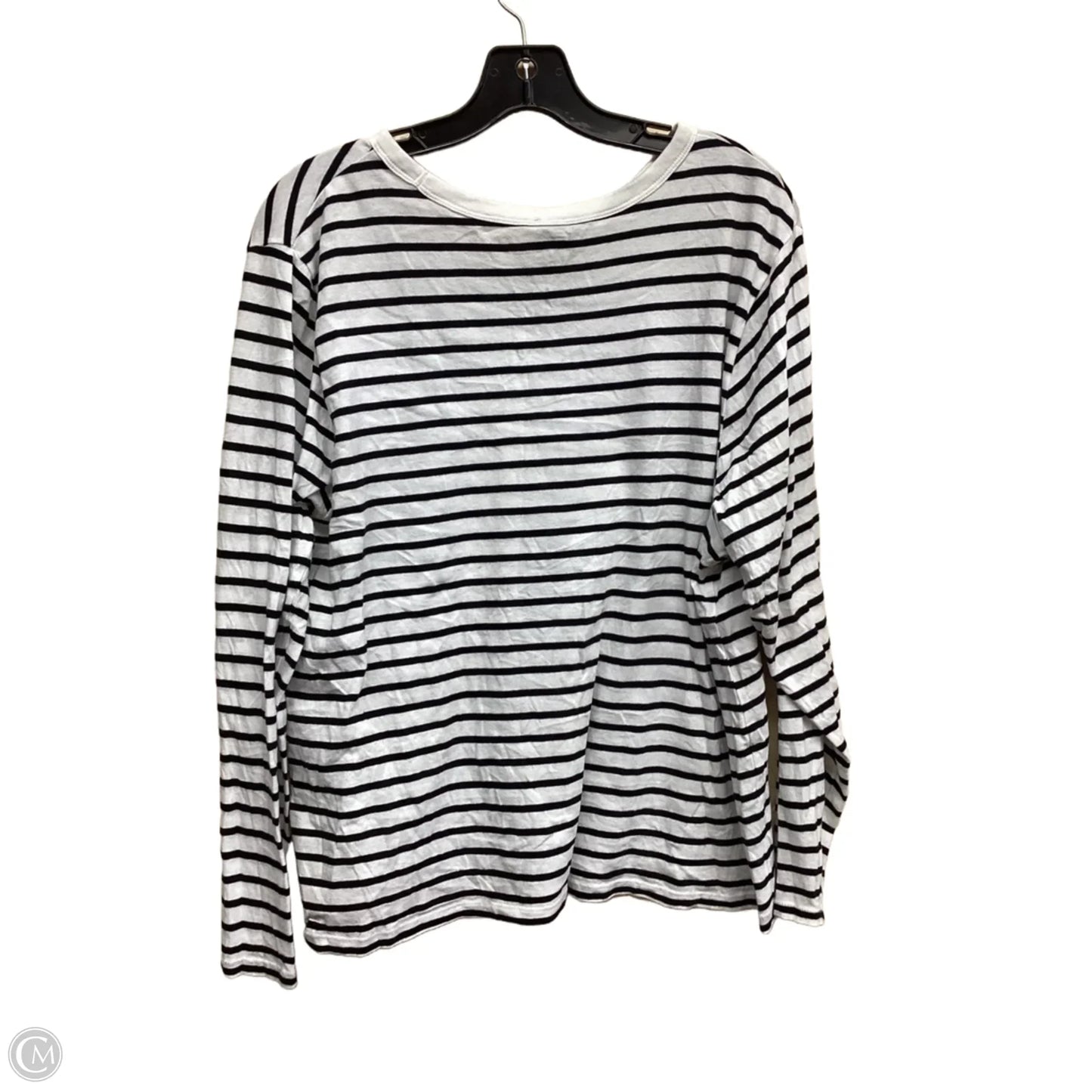 Top Long Sleeve By Old Navy In Striped Pattern, Size: Xl