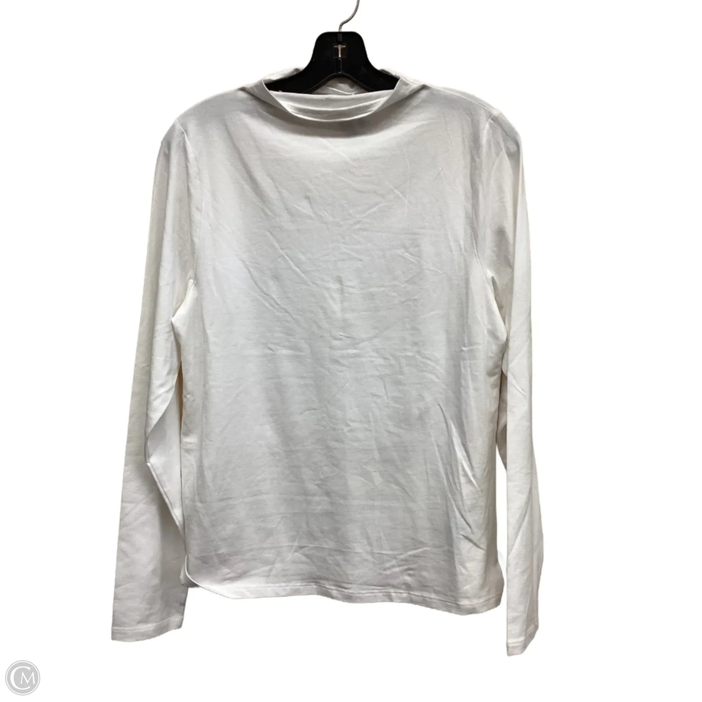 Top Long Sleeve By Old Navy In White, Size: L