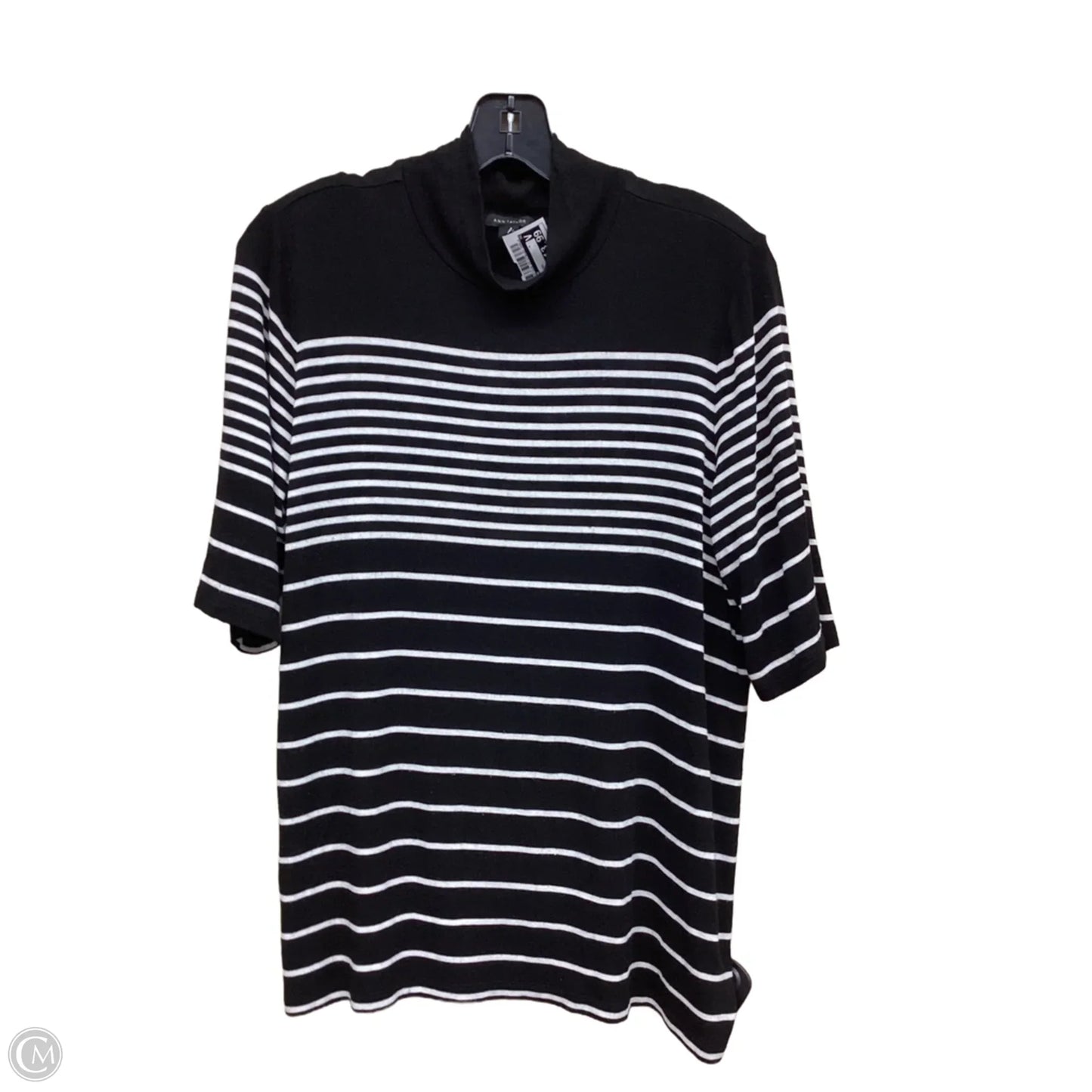 Top Long Sleeve By Ann Taylor In Striped Pattern, Size: L