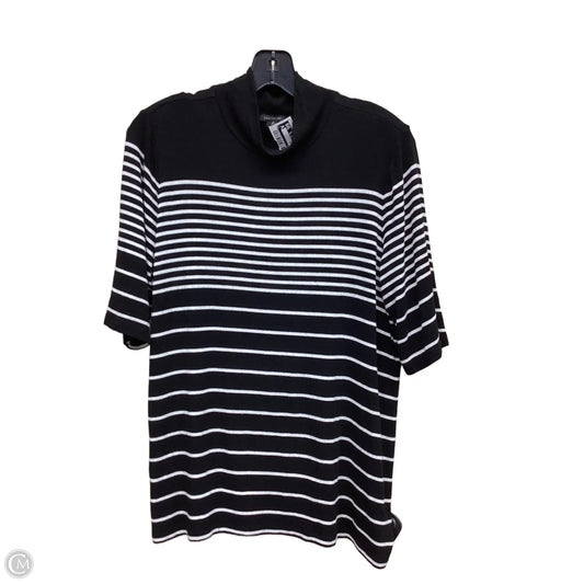 Top Long Sleeve By Ann Taylor In Striped Pattern, Size: L