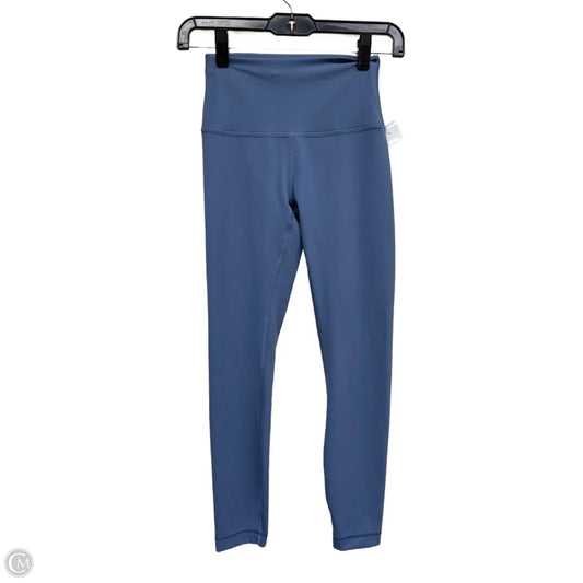 Athletic Leggings By Lululemon In Blue, Size: 4