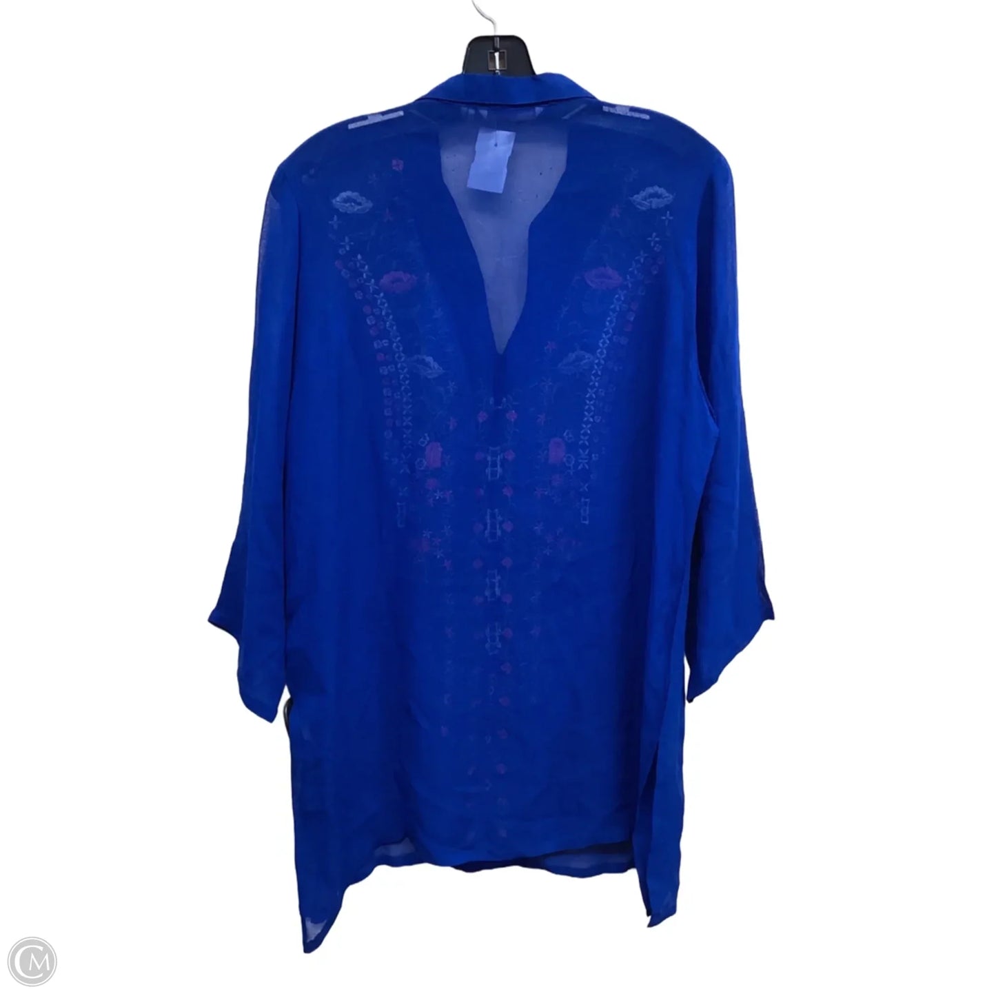 Top Long Sleeve By Soft Surroundings In Floral Print, Size: M