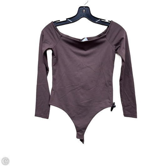 Bodysuit By Clothes Mentor In Brown, Size: S