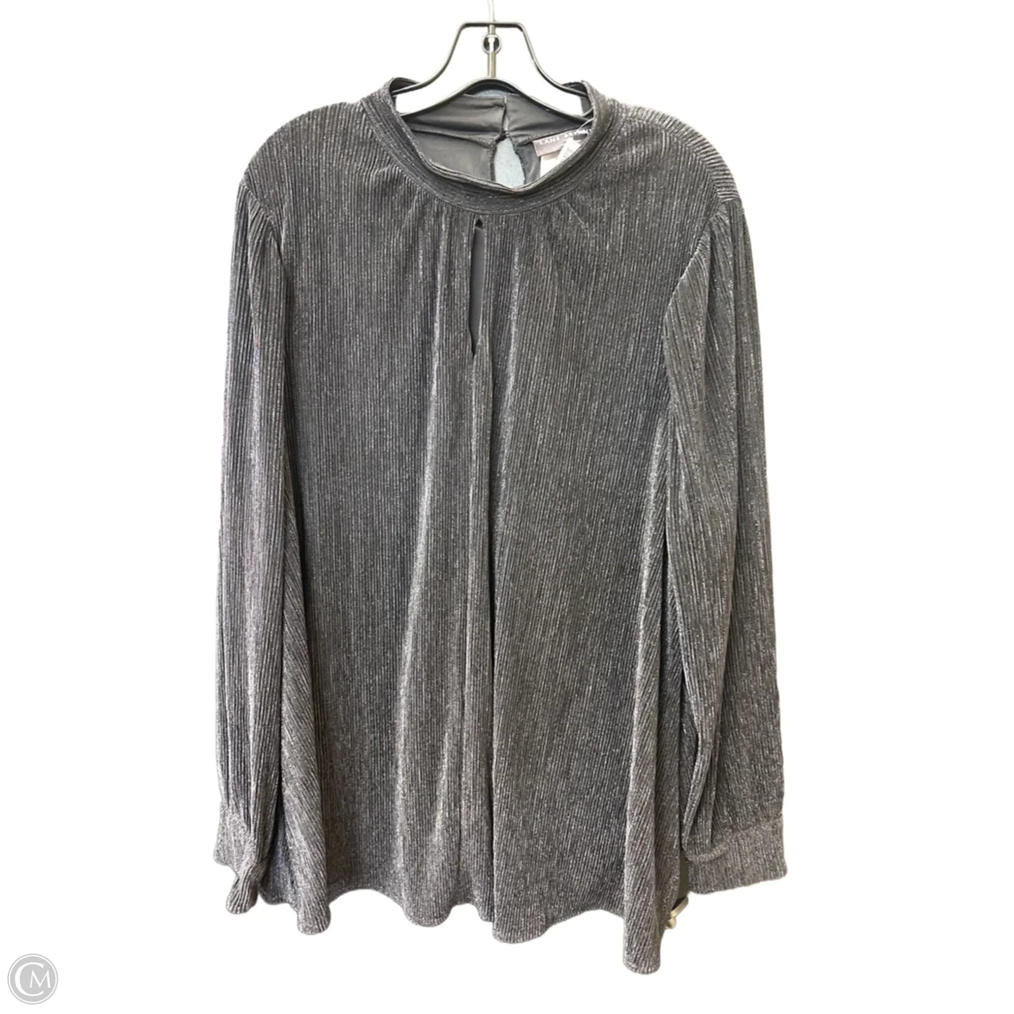 Top Long Sleeve By Lane Bryant In Black, Size: 2x