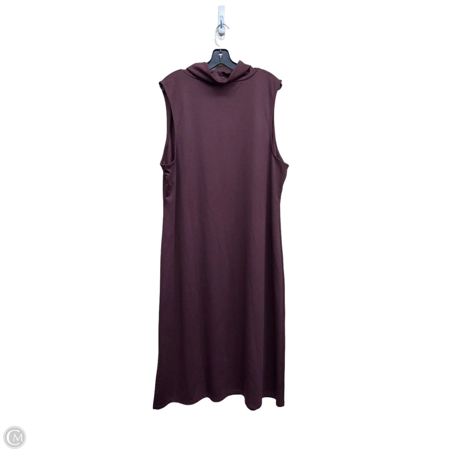 Dress Casual Maxi By Who What Wear In Purple, Size: 2x