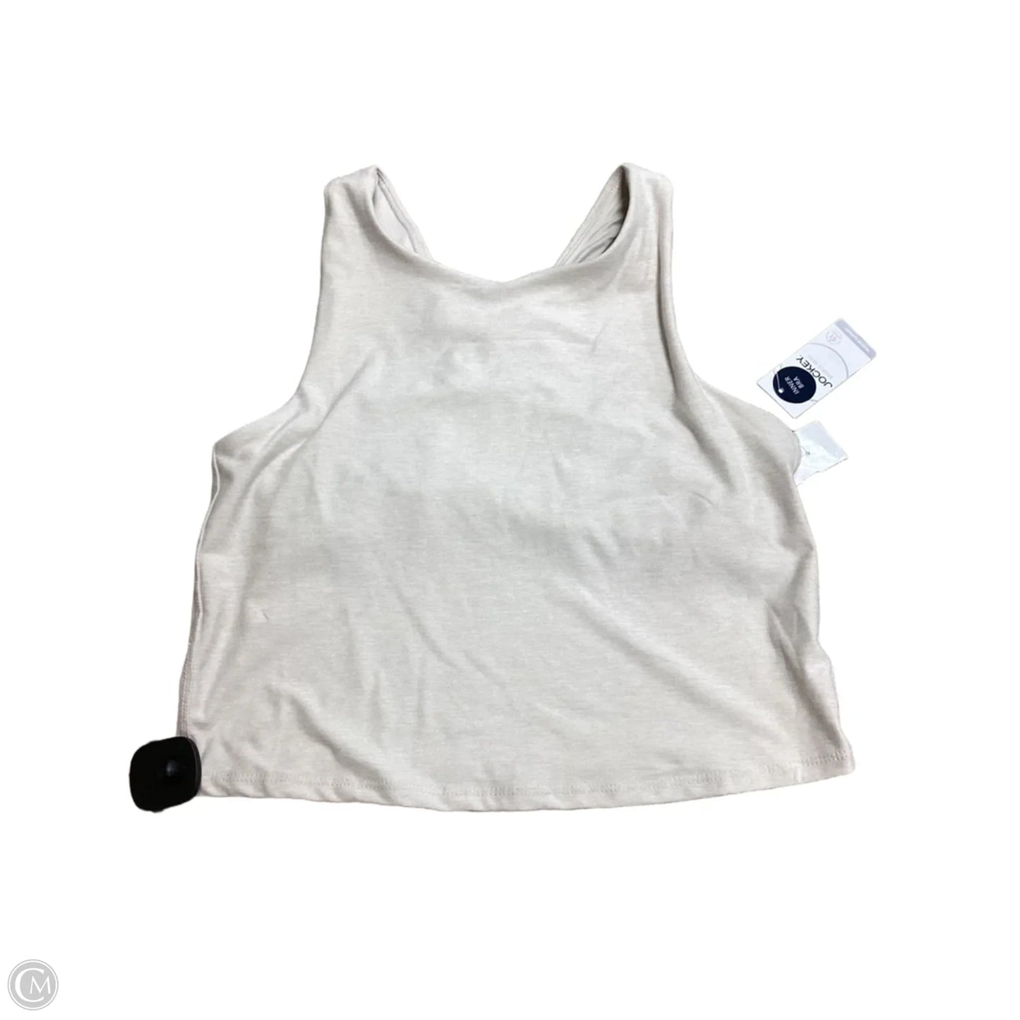 Athletic Tank Top By Jockey In Cream, Size: M
