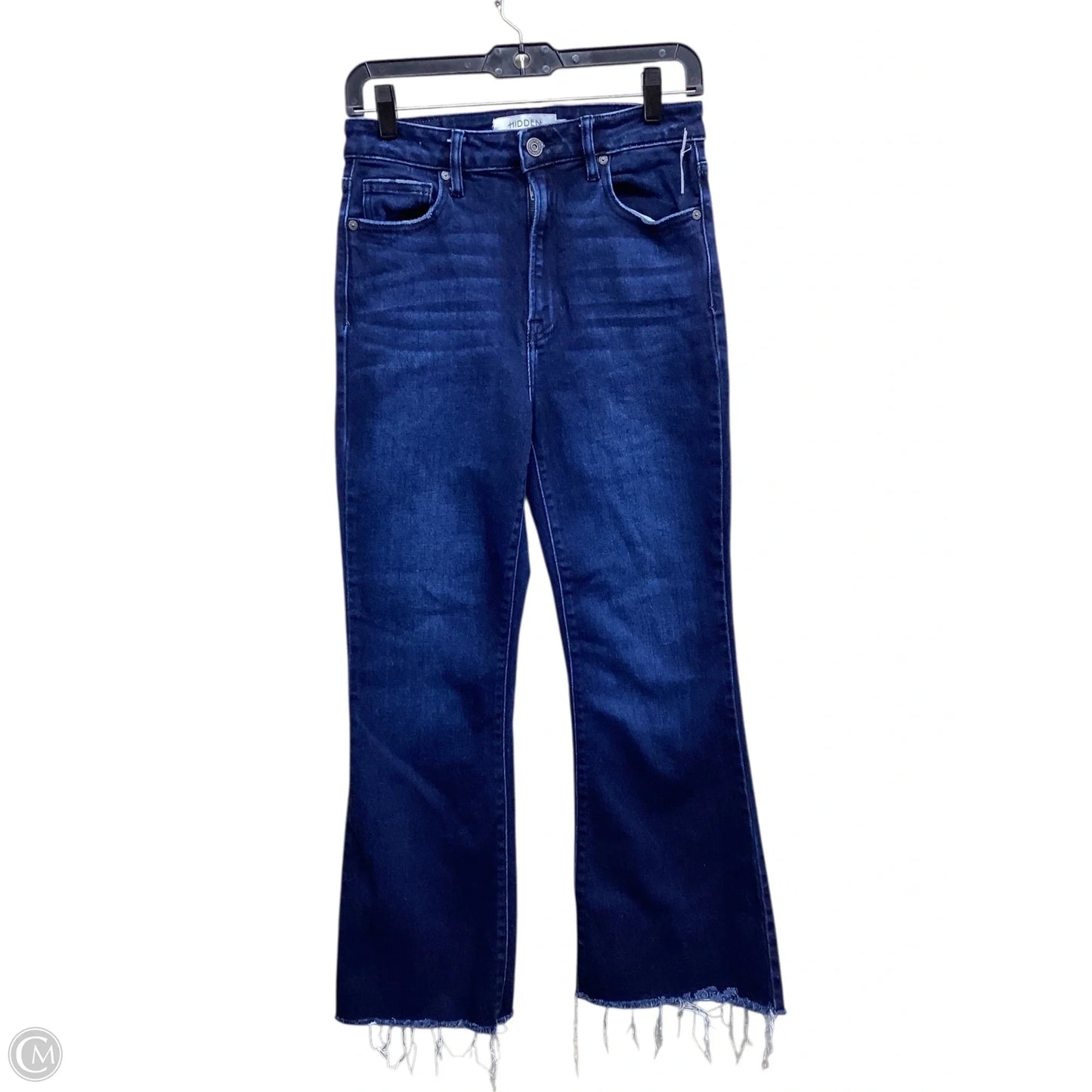 Jeans Flared By Clothes Mentor In Blue Denim, Size: 4