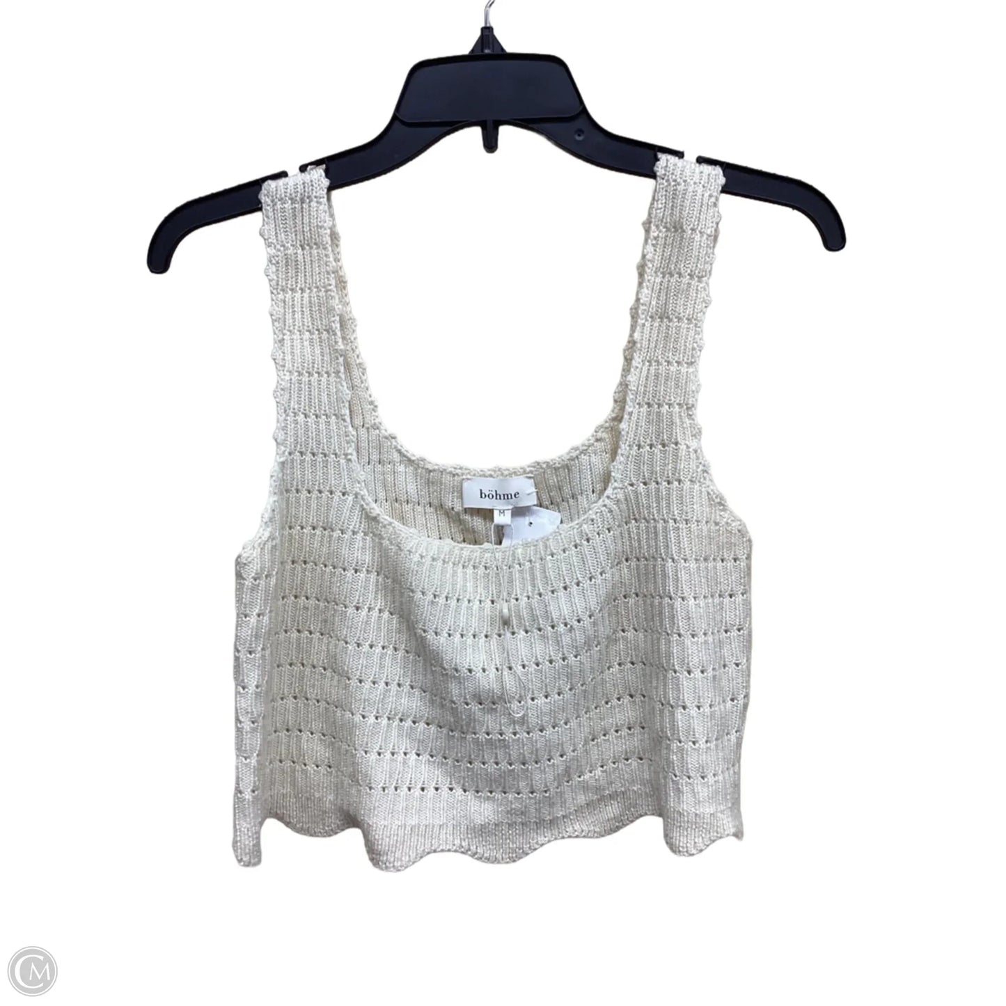 Top Sleeveless By Bohme In Tan, Size: M