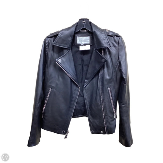 Jacket Moto Leather By Bcbgeneration In Black, Size: Xs