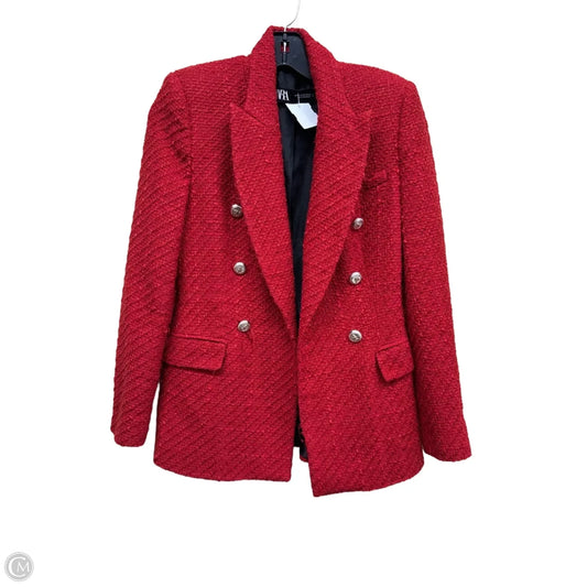 Blazer By Zara In Red, Size: Xs
