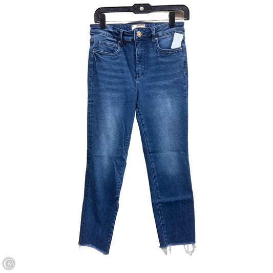 Jeans Straight By Kut In Blue Denim, Size: 4