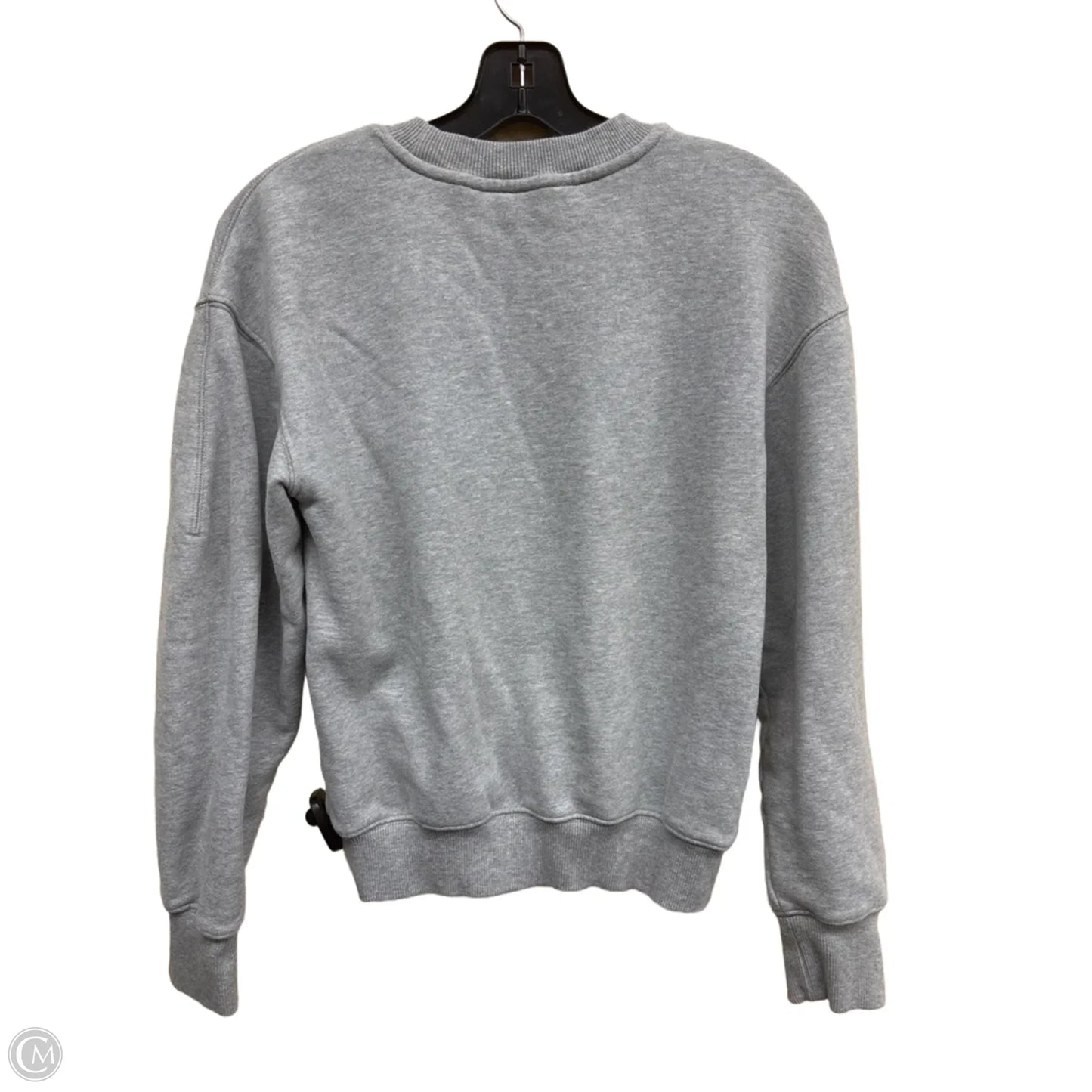 Sweatshirt Crewneck By Madewell In Grey, Size: Xxs
