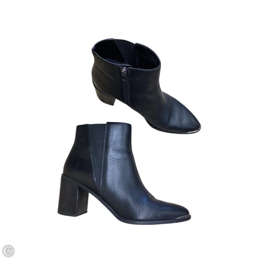 Boots Ankle Heels By Franco Sarto In Black, Size: 10