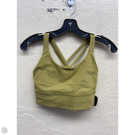 Athletic Bra By Lululemon In Green, Size: 6