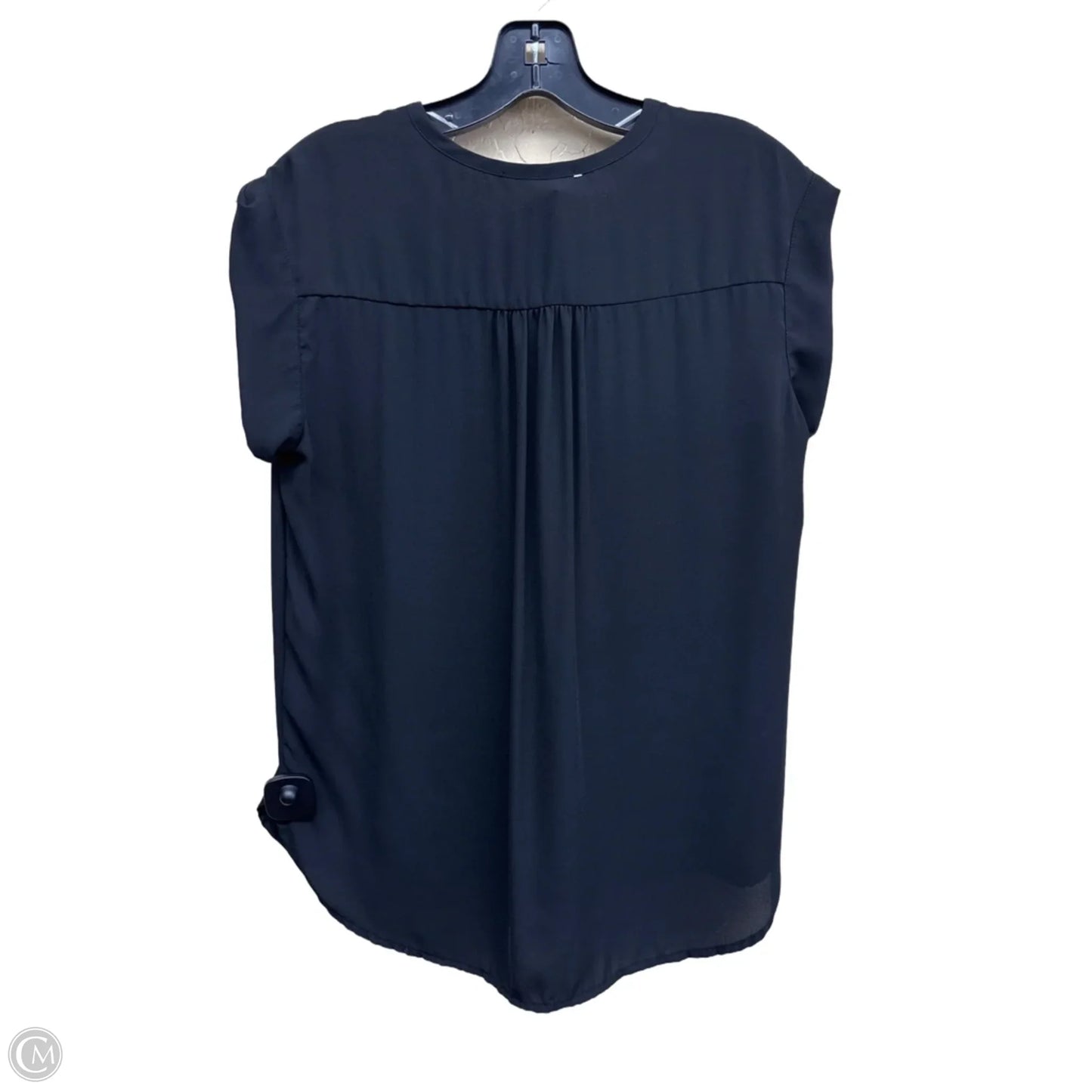 Top Short Sleeve By Pleione In Black, Size: S