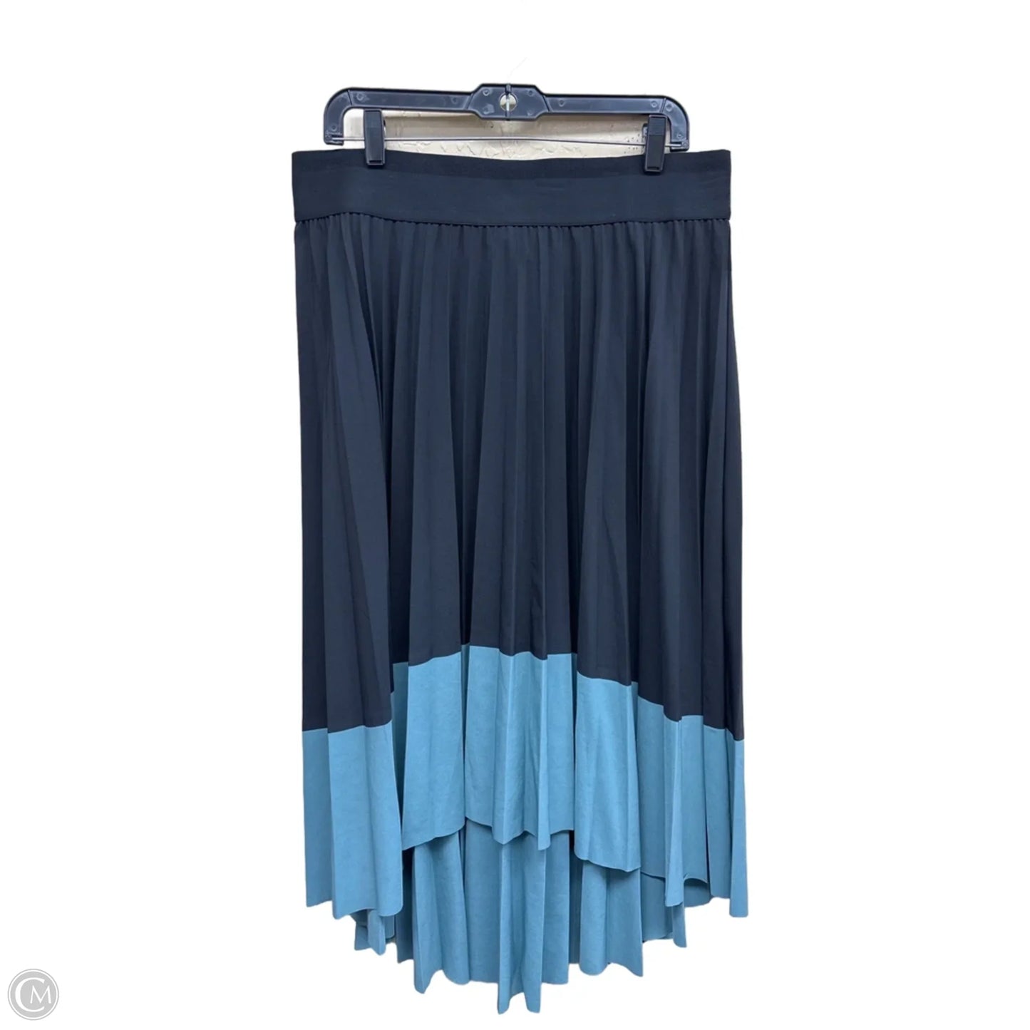 Skirt Mini & Short By Michael By Michael Kors In Blue & Green, Size: L