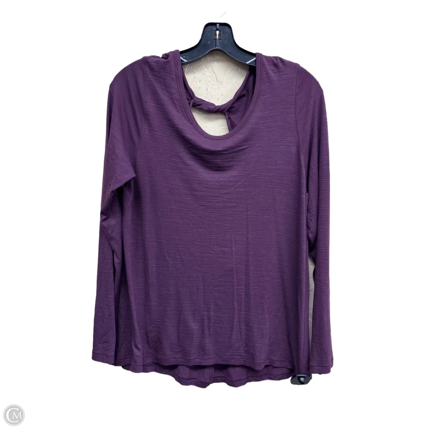 Top Long Sleeve By All In Motion In Purple, Size: M