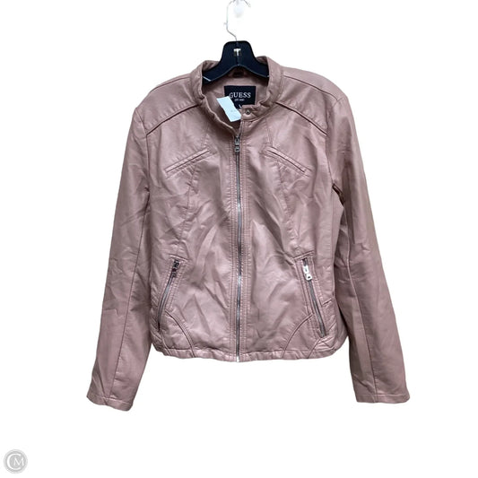 Jacket Other By Guess In Pink, Size: Xl