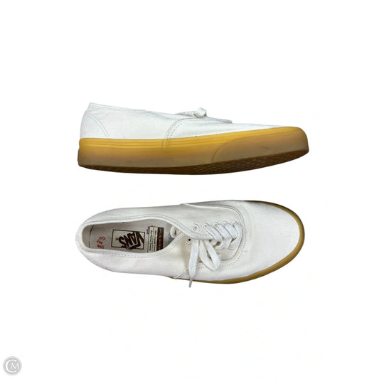 Shoes Sneakers By Vans In White, Size: 8.5