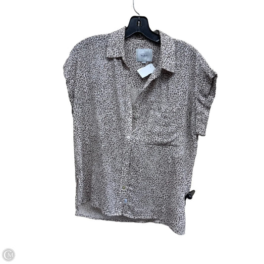 Top Short Sleeve By Rails In Animal Print, Size: S