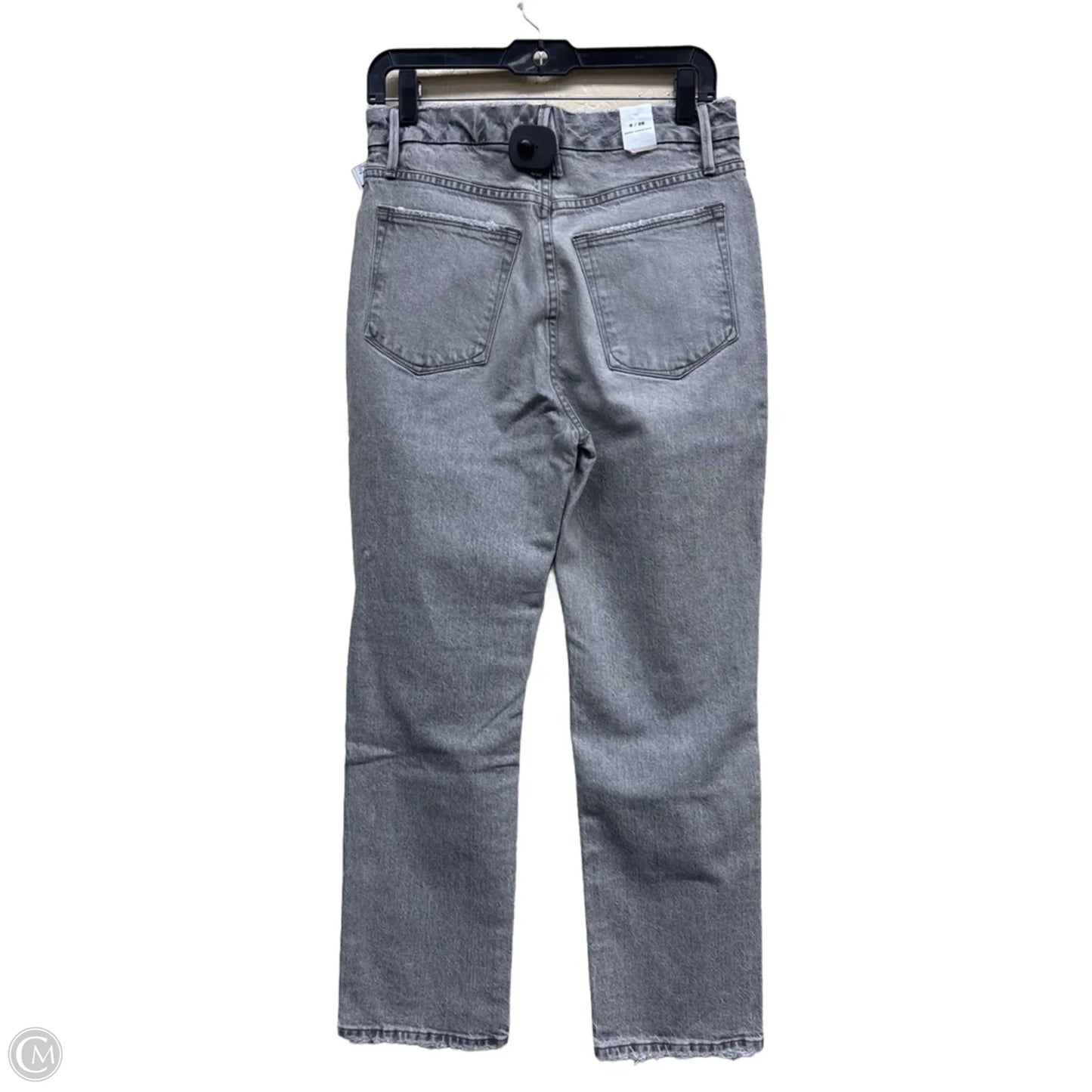 Jeans Straight By Good American In Grey, Size: 6