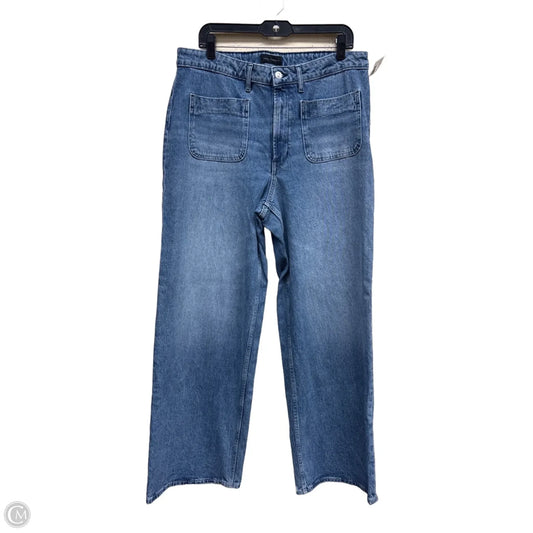 Jeans Wide Leg By Free Assembly In Blue Denim, Size: 16