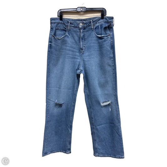 Jeans Wide Leg By Old Navy In Blue Denim, Size: 16