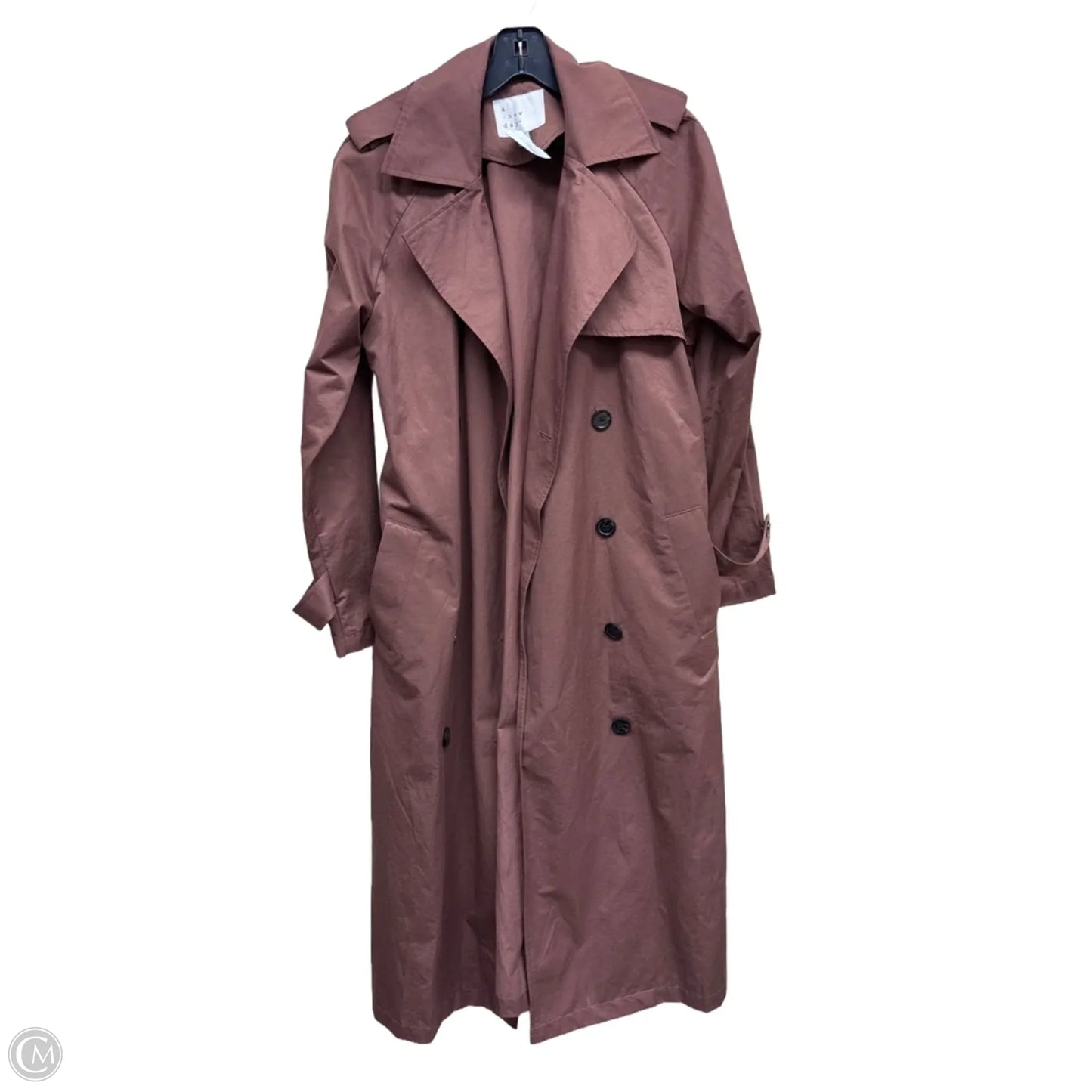 Coat Trench Coat By A New Day In Brown, Size: S