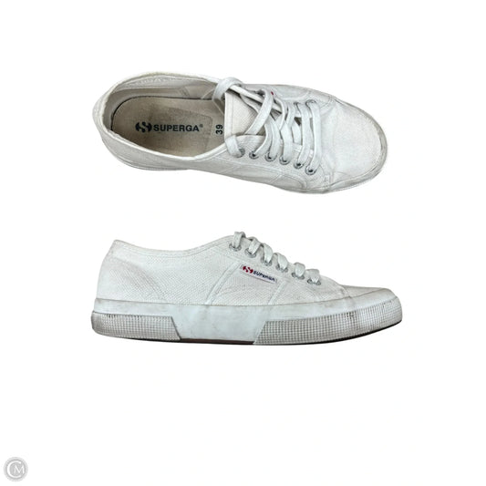 Shoes Sneakers By Superga In White, Size: 8