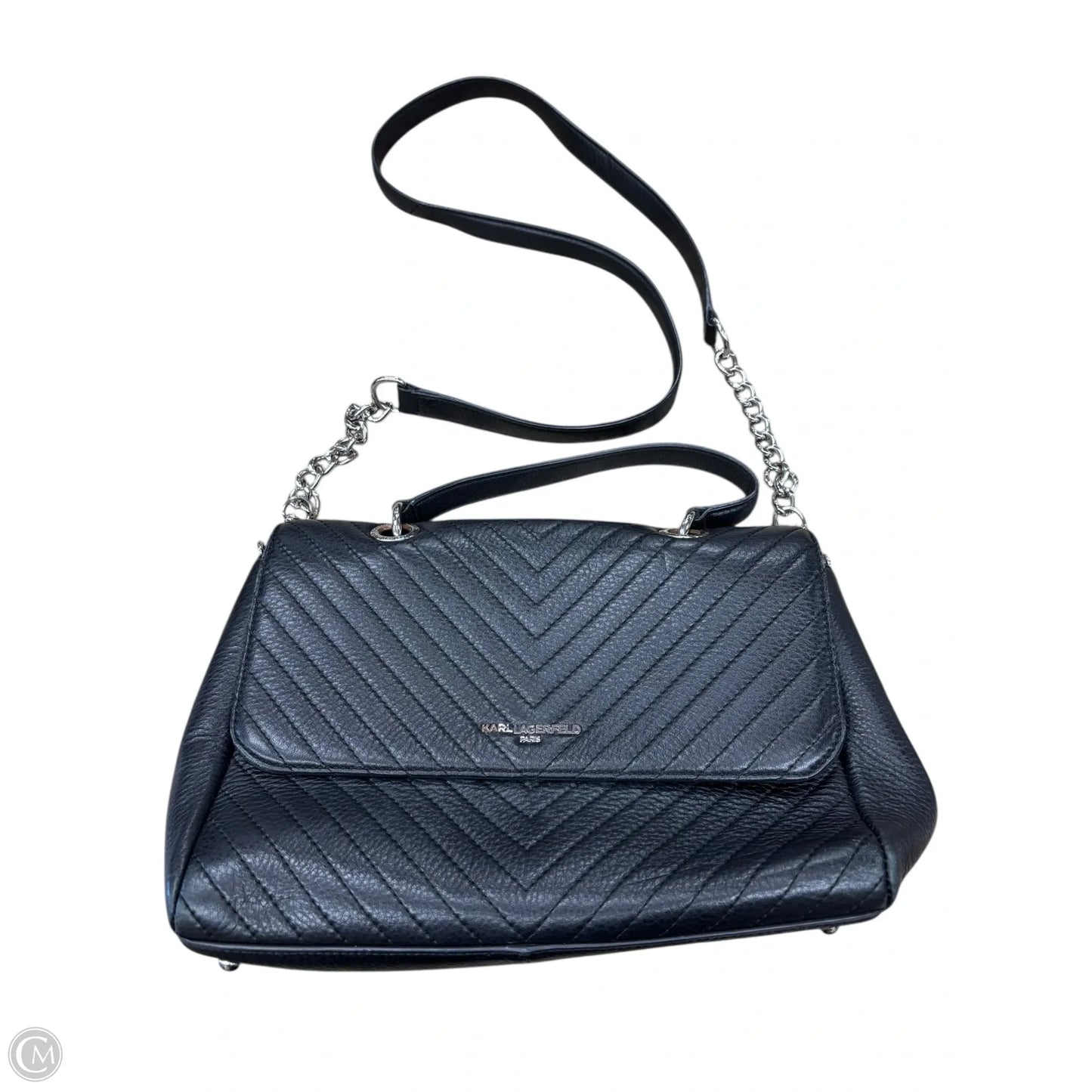 Handbag Designer By Karl Lagerfeld, Size: Medium