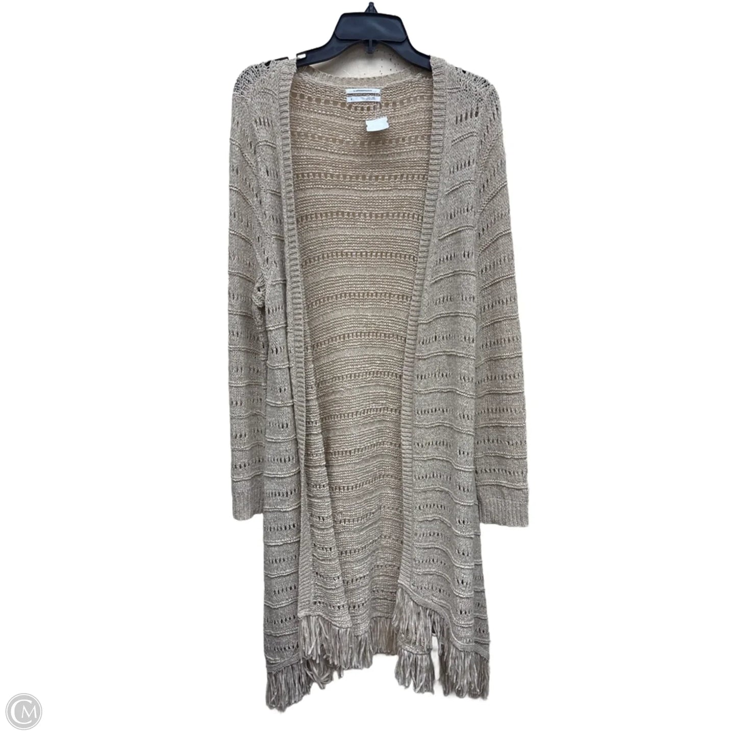Sweater By Anthropologie In Tan, Size: M